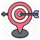 Cible Direction Carte Icône