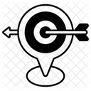 Cible Direction Carte Icône