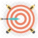 Cible Bullseye Flechette Icon