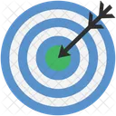 Cible Bullseye Jeu De Flechettes Icon