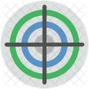 Cible Bullseye Jeu De Flechettes Icon