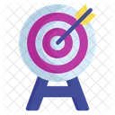 Cible Bullseye Jeu De Flechettes Icon