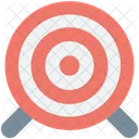 Bullseye Jeu De Flechettes Objectif Icon