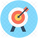 Cible Bullseye Jeu De Flechettes Icon