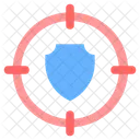 Securite Cible Bouclier Icône