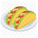 Cibo Messicano Cucina Messicana Tacos Icon