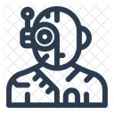 Cyborg Hibrido Biomecanico Icono
