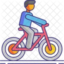 Ciclista Ciclista Persona Icono