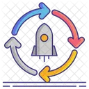 Ciclo De Lancamento Ícone