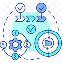 Ciclo de vida de los datos  Icono