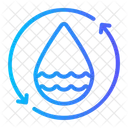 Ciclo Del Agua Energia Del Agua Ecologia Icono