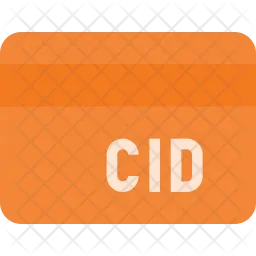 Cid number of card  Icon