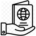 Cidadania Passaporte Nacionalidade Ícone
