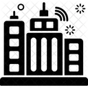 Cidade Inteligente Arranha Ceu Horizonte Ícone