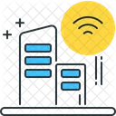 Edificios Inteligente Cidade Ícone