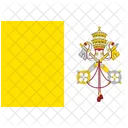 Bandeira Pais Cidade Do Vaticano Se Santa Ícone