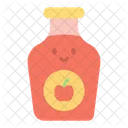 Cider Apple Bottle Icon