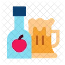 Cider Apple Beverage Icon