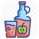 Cider Alcohol Glass Icon