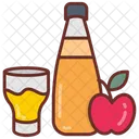 Cider Juice Bottle Nectar Icon
