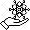 Ciencia Atomo Nuclear Icono