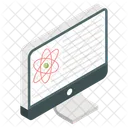 Atomo Ciencia En Linea Fisica Icono