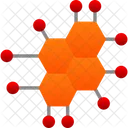 Ciencia Molecular Monocristalina Nanociencia Ícone