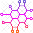 Ciencia Molecular Monocristalina Nanociencia Ícone