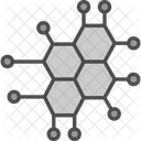 Ciencia Molecular Monocristalina Nanociencia Ícone