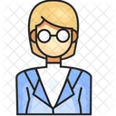 Avatar Mujer Profesion Icono