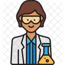 Cientista Feminina  Icon