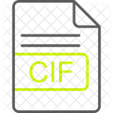 Cif File Format Icon