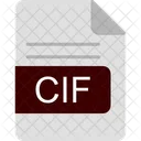 Cif File Format Icon