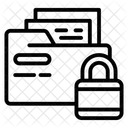 Cifrado De Archivos Seguridad De Datos Acceso A Archivos Icono
