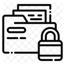 Cifrado De Archivos Seguridad De Datos Acceso A Archivos Icono