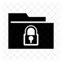Cifrado De Datos Bloqueo De Datos Seguridad De Datos Icono