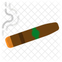 Cigar Smoking Medical Icon