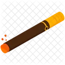 Cigar Pipe Isometric Icon