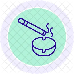 Cigar and ashtray  Icon