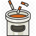 Cigarette Bin Bin Trash Icon
