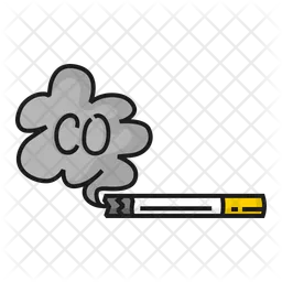 Cigarette carbon monoxide  Icon