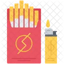 Cigarette Pack Lighter Icon