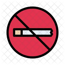 Cigarette Not Allowed  Icon