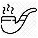 Smoking Cigarette Background Icon