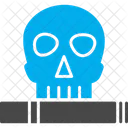 Cigarette Skull  Icon