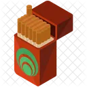 Cigarettes Box Isometric Icon