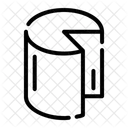 3 D Cilindro Geometria Ícone