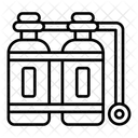 Cilindro De Mergulho Cilindro De Oxigenio Gas Respiratorio Ícone