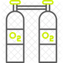 Cilindro De Oxigenio Tanque Tanque De Oxigenio Ícone