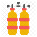 Cilindros De Oxigenio Tanques De Oxigenio Tanques Respiratorios Ícone